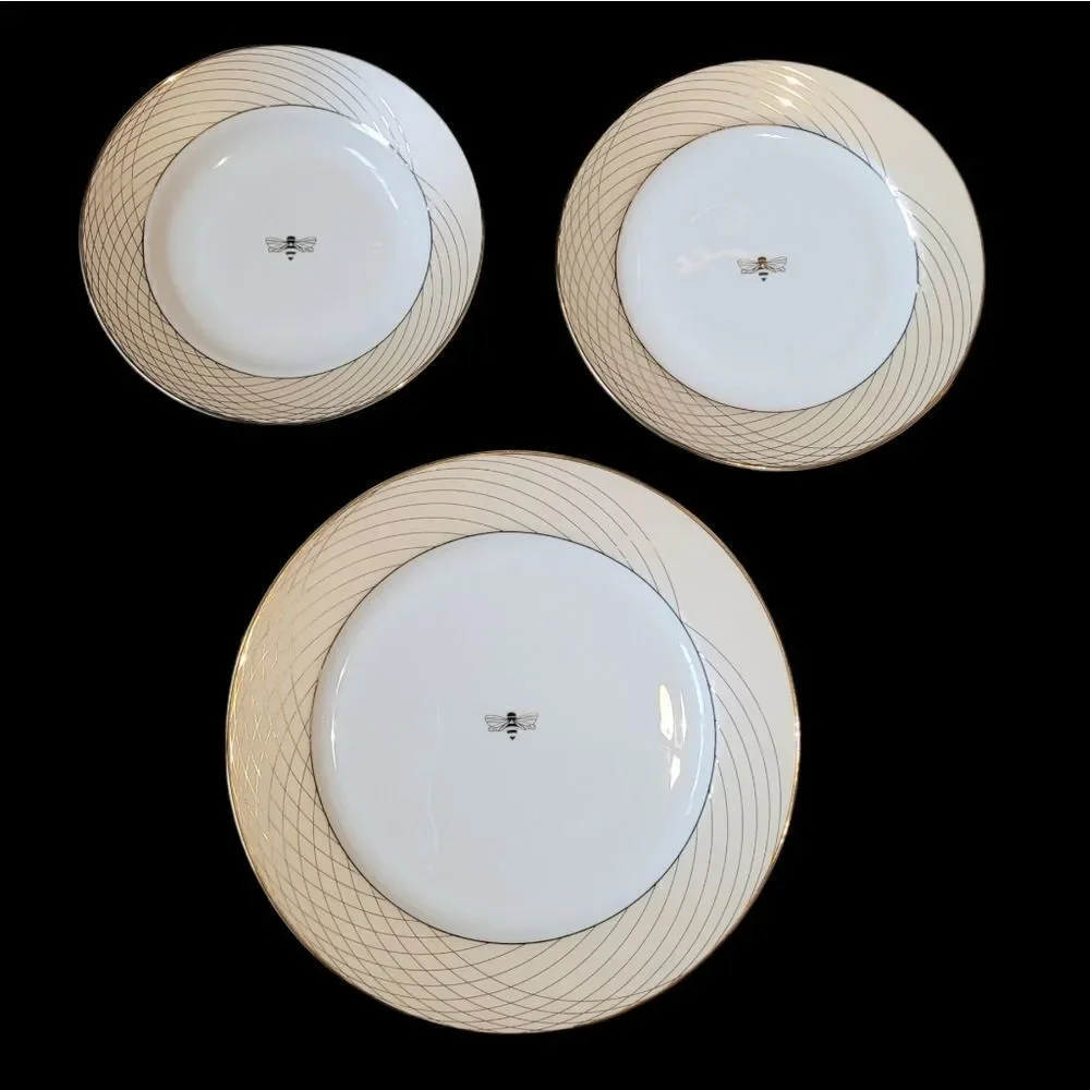 Mary Kay Golden Anniversary place setting / bumblebee